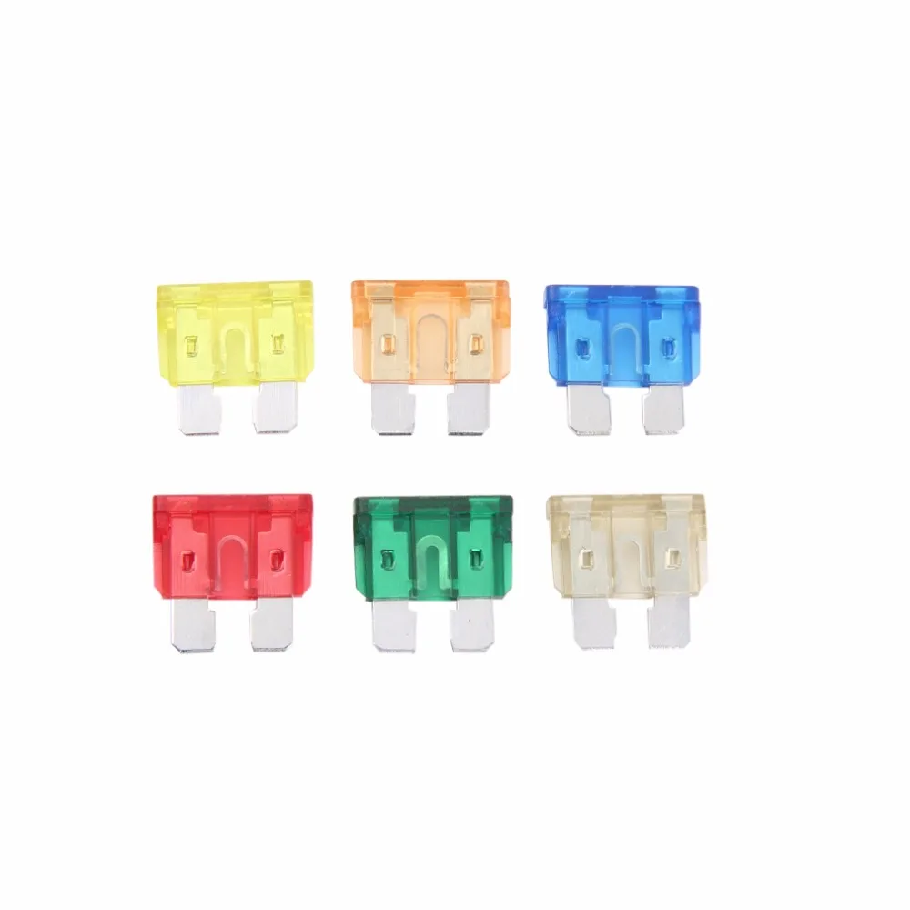 

120pcs Assortment Auto Car Mini Blade Type Fuse 5A 10A 15A 20A 25A 30A hot sell Free Shipping