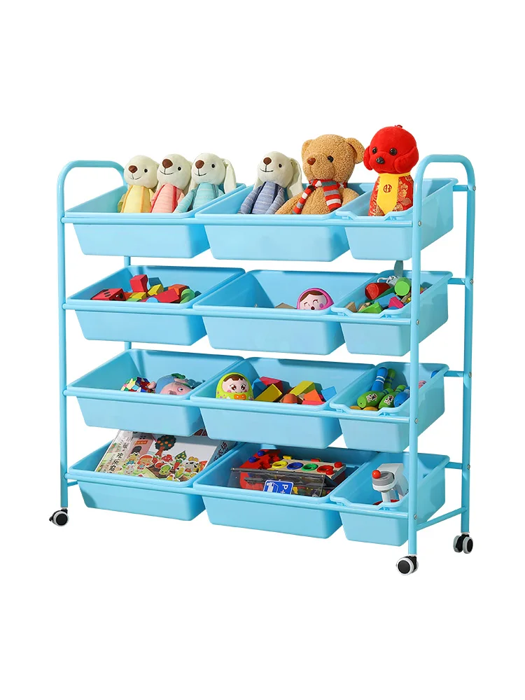 

M8 Children's Toy Storage Rack Simple Baby Toy Shelf Rack Multi-layer Storage Organizer Toy Storage Cabinet