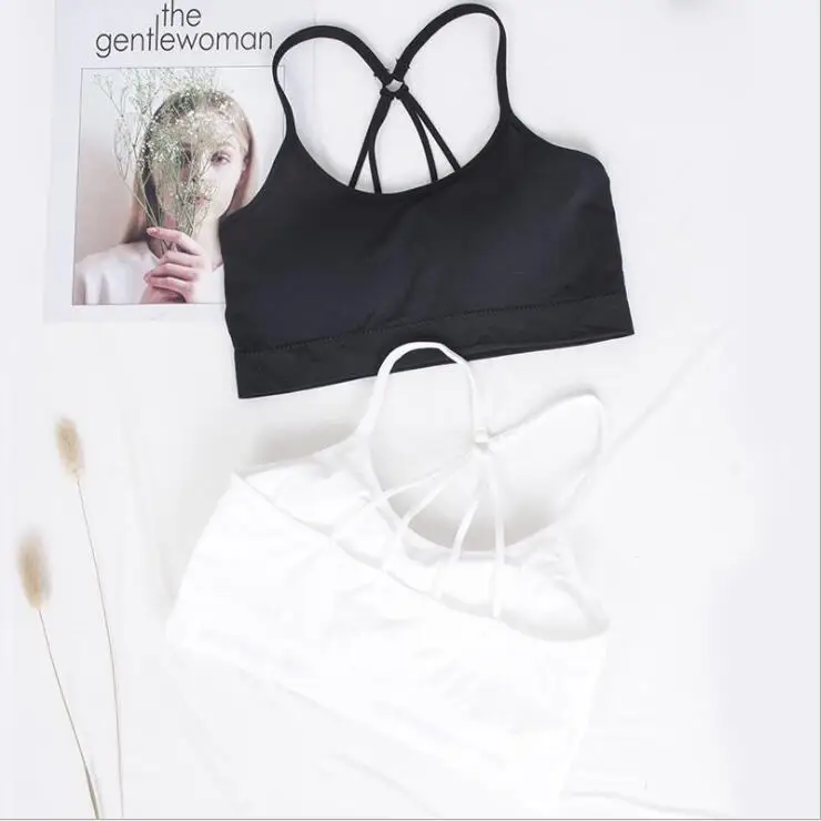 2020 New Arrival Strap Lace Sexy Women Casual lingerie Comfortable Underwear Lace Bralette Bras brassiere wirefree crop bra top