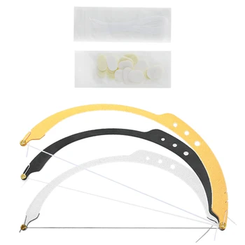 

Semi-Permannet Bow Arrow Line Tattoo Ruler Set Microblading Measure Tool Brow Mapping String Accesories With Liner Dyeing