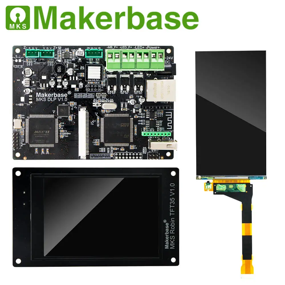 FDM lcd фотоотверждение 3d принтер плата управления MKS DLP с 3 5 &quotTFT дисплеем 2K резкий