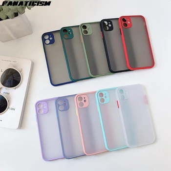 

200pcs Shockproof Matte Phone Cover For iPhone 12 Pro Max 12pro 12mini Cases Luxury Translucent Soft Case For iPhone SE 2020