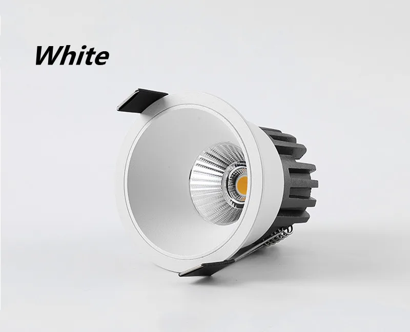 Description Picture 5 of itemDimmable Recessed Anti-Glare LED Ceiling Spot Lights, COB Downlights, Indoor Background Lamps, Spot Lights, 9W, 12W, 15W, AC85 ~