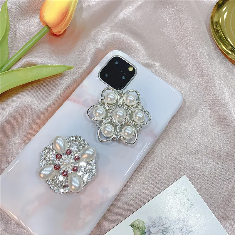 Luxury Diamond Bling Phone Ring Holder and Grip Mount Bracket