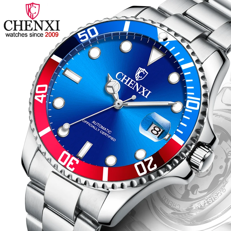 

Mens Automatic Watches 2020 Blue New Top Brand Luxury Men's Mechanical Rolexable Wrist Watch Man Sport Business Waterproof Clock