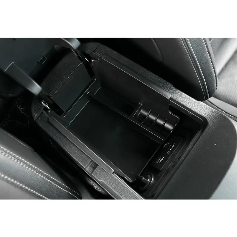 

Auto Car Armrest Storage Box For Ford Mustang Phone Holder Central Holder Parts