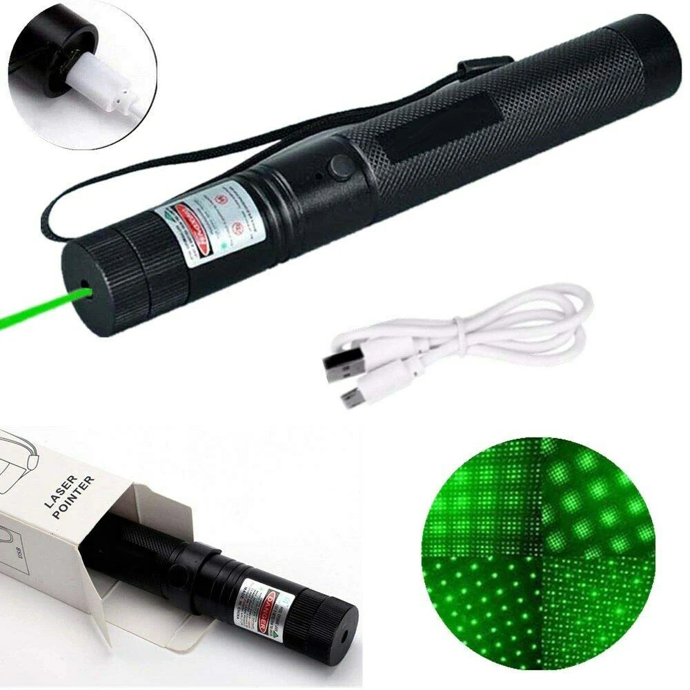 

Hunting Light Green Laser Sight Laser USB Charge 303 Pointer Light 532nm 5mw High Power Device Lazer laser Pen Burning