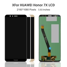5.93'' Display For HUAWEI Honor 7X LCD Display Touch Screen Digitizer with Frame for Huawei Honor 7X LCD Replacement Parts