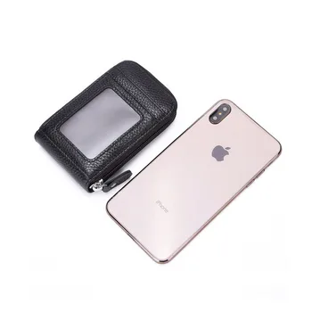 

Fashion Unisex Business ID Credit Card Wallet Name Cards Case Pocket Organizer 10 Card Slots 2 Multi-functional Purse Burglary