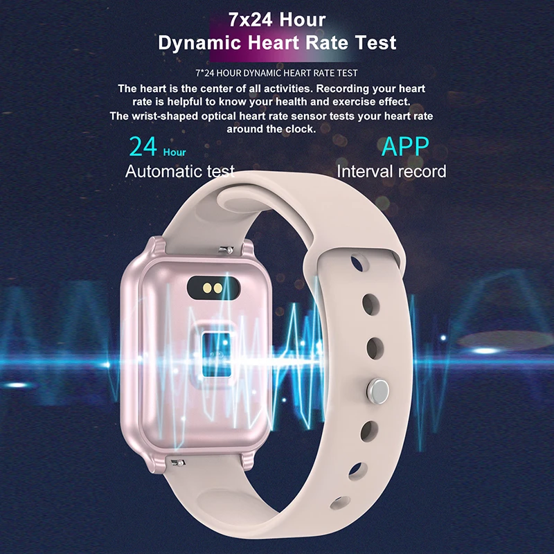Bluetooth Смарт-браслет IP67 Водонепроницаемый кровяное давление кислородный монитор умный браслет с фитнес-трекером спортивный браслет