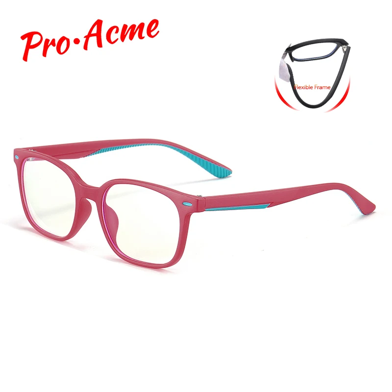 Pro Acme TR90 Гибкие Компьютерные очки для детей синий светильник блокирующие От 5 до 12