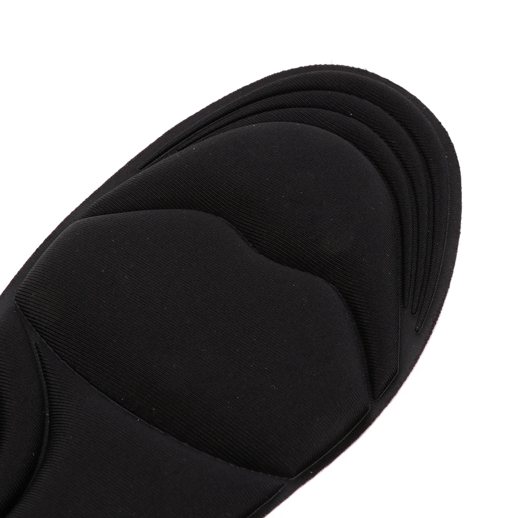 1 Pair Elastic Shoe Insoles Memory Foam Unisex Insole Running Sports Insert Breathable Orthotic Pad Sweat Absorption Pads 