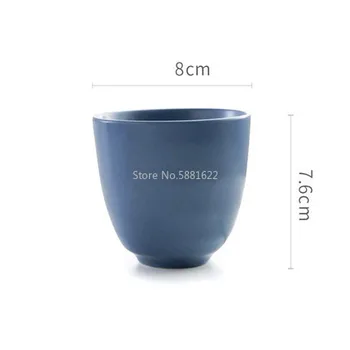 

Fashion European Ceramics Tea Cup Handmade Solid Color Tea Water Cup Tea Set Small Cup Drinkware