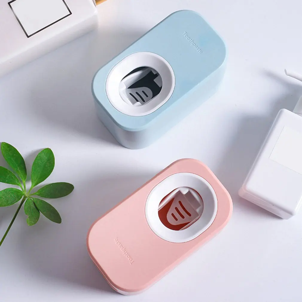 

Automatic Child Toothpaste Squeeze Artifact Wall-Mounted Toothpaste Rack Household Punch-Free Lazy Toothpaste Squeezer