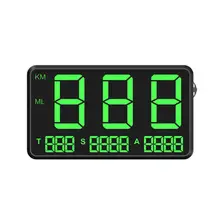 Цифровой Автомобильный GPS измеритель скорости C80, дисплей скорости км/ч, миль/ч, для велосипедов, мотоциклов, HUD