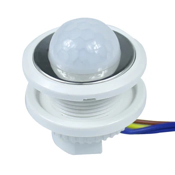 

Adjustable Multifunctional Switching PIR Infrared Ceiling Motion Sensor Light Switch Mini Home Human Body Time Delay Detector