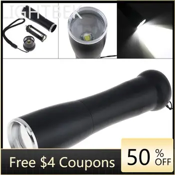 

LED Flashlight Torch 1000 Lumens T6 LED Light Manual Telescopic Zoom Flashlight By 3X AAA +1 X18650 Battery For Camping Hiking