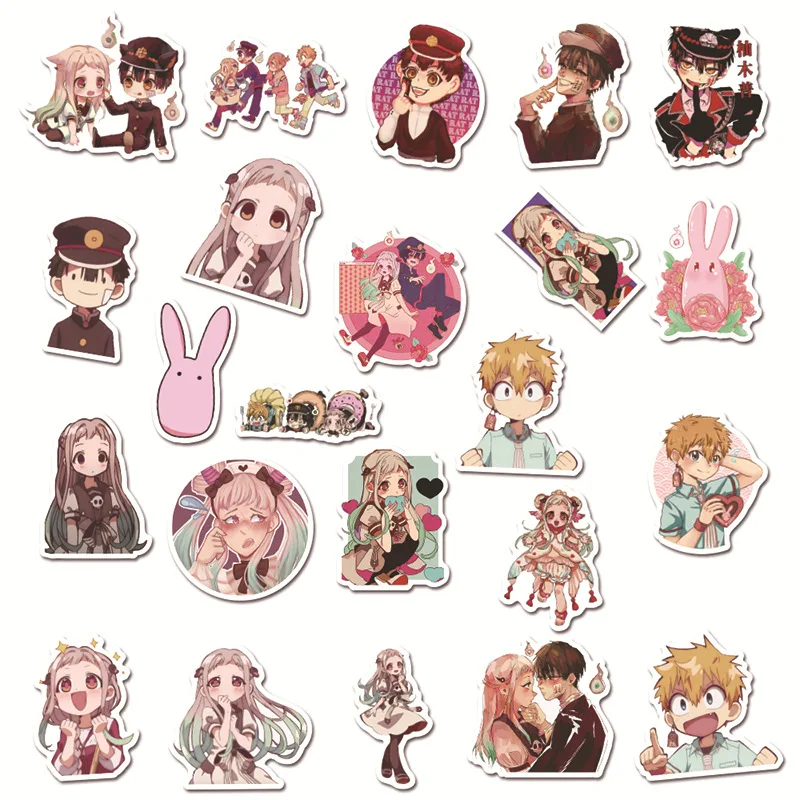 50pcs pack anime toilet bound hanako kun anime stickers