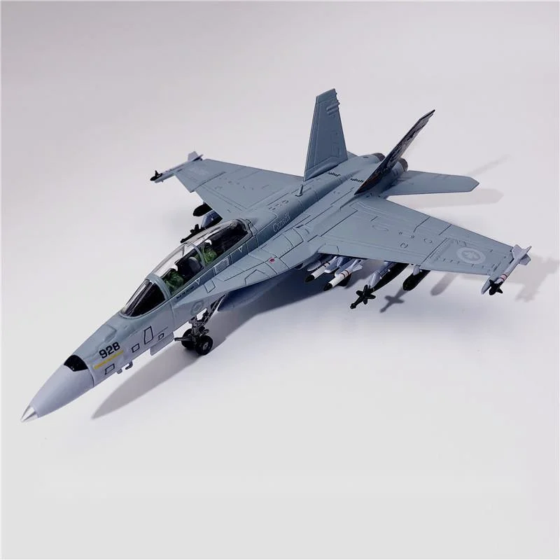 

1:100 Alloy Casting Fighter F/A-18 F18B Canadian Air Force Maple Leaf Painting Edition Fighter Aircraft Model Collection Gift