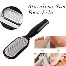 

1PCS Professional Pedicure Rasp Foot File Cracked Skin Callus Remover Dual Sided Hard Dead Massager Scrub Rub Pedicure Tool