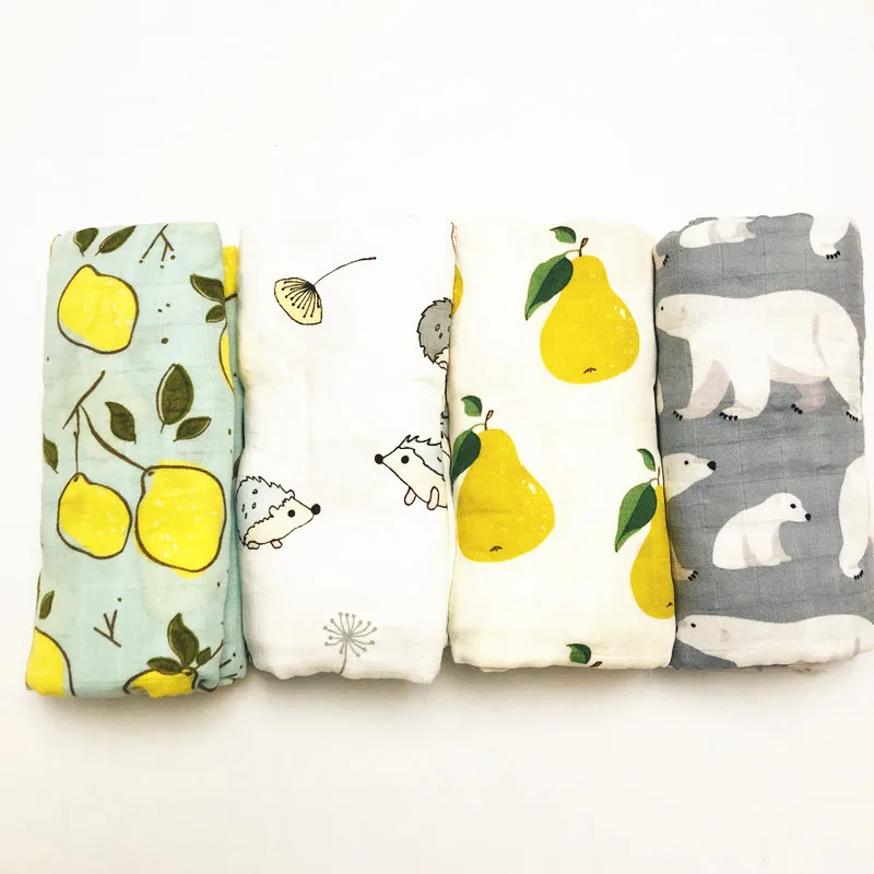 Детское муслиновое одеяло из 100% бамбука 47 дюймов 70% + 30% хлопка|muslin quilt|baby swaddlecotton baby