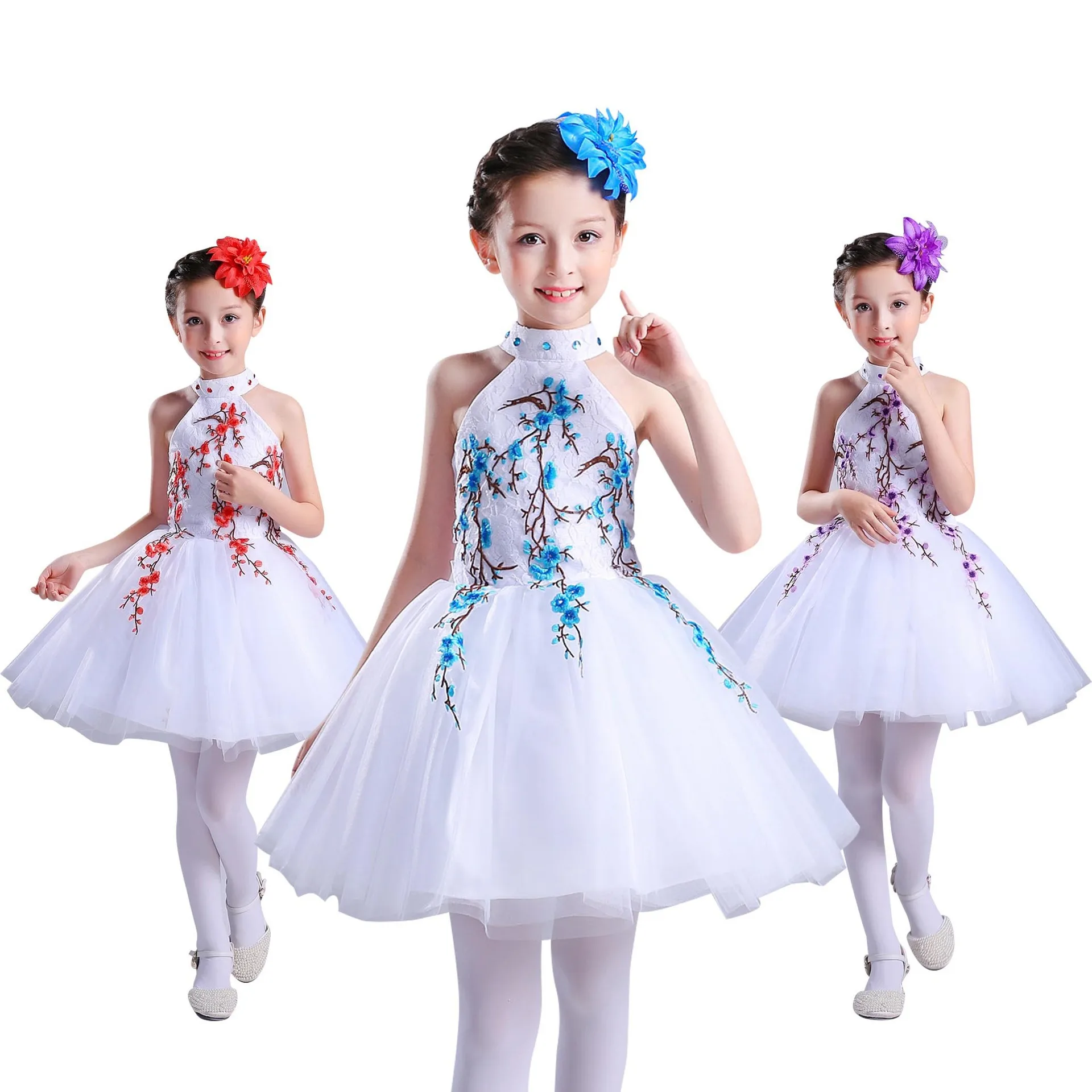 

CHILDREN'S DAY New Style CHILDREN'S Costume GIRL'S Gown Princess Dress Puffy Mesh Dress CHILDREN'S Dance GIRL'S Dancing Skirt
