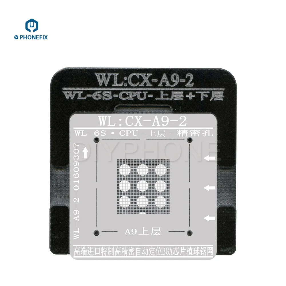 Трафарет WL BGA Reballing для iPhone 6 8 X XS XSMAX A7 A8 A9 A10 A11 A12 A13 A14 | Инструменты
