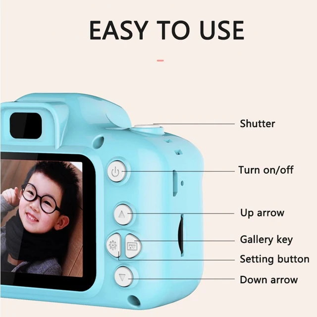 Kids Camera HD Children's Digital Camera Educational Toy 10 Languages Supported Children Birthday Gift Toys 4