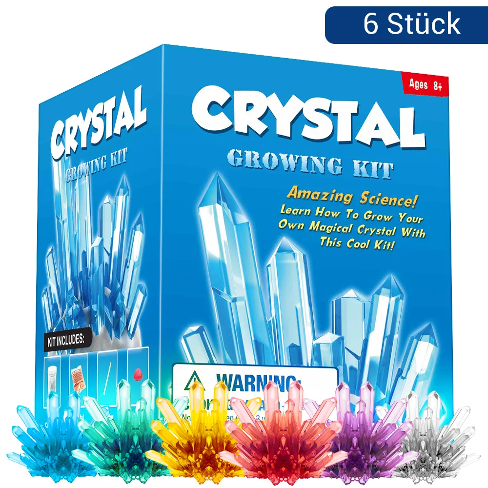 Kids Crystal Growing Kit DIY Science Experiment for Teenagers Boys Toys Magical Funny Crystal Educational Stimulates Interest Kids Crystal Growing Kit DIY Science Experiment for Teenagers Boys Toys Magical Funny Crystal Educational Stimulates Interest