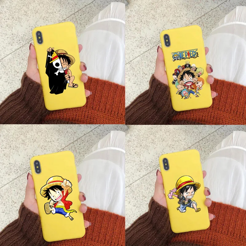 Цельный чехол для телефона японский мультфильм Аниме Луффи Зоро Coque iPhone 11 Pro MAX 2019