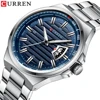 Top Brand CURREN Luxury Quartz Watches for Men Wrist Watch Classic Silver Stainless Steel Strap Men's Watch Waterproof 30M ► Photo 3/6