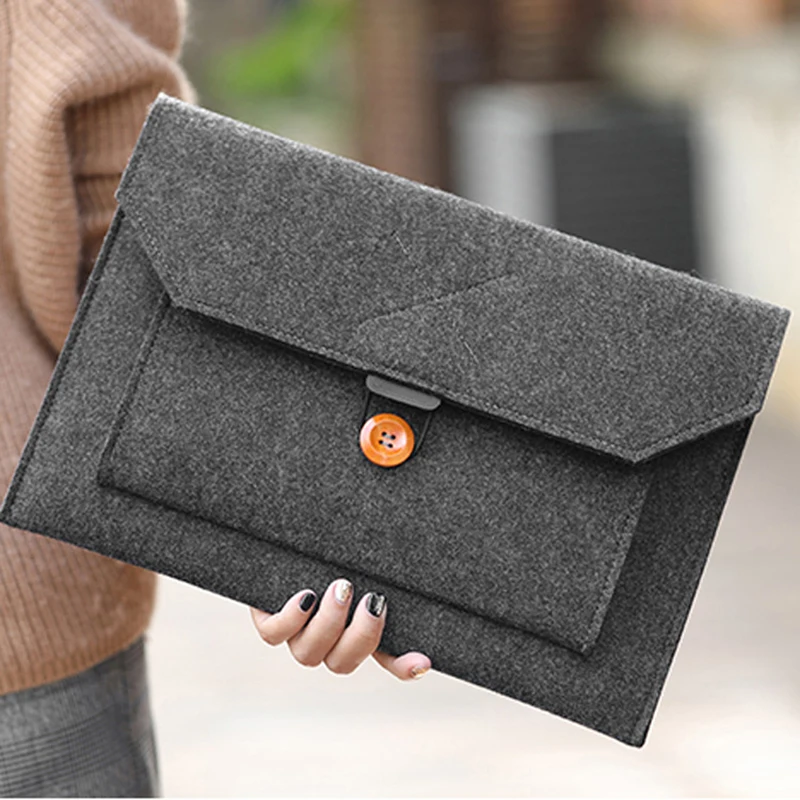 

Storage Organizers iPad Storage Bags Felt Bag Shockproof WaterProof Storage Tablet Electronic Product Multi-function Organizers