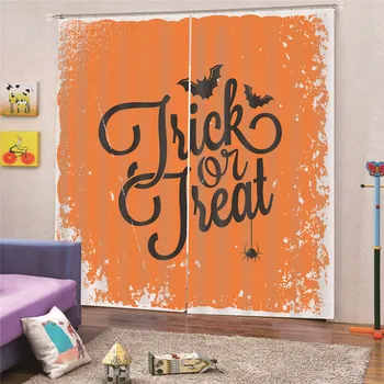 

Letter Art Curtains Blind For Living Room Door Tulle On The Window Wall Panel Curtain Cortinas Para La Sala Dormitorio