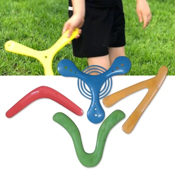 

4pcs/set Boomerang Toy Catching V Shaped Gift Outdoor Sports Magic Throwers For Children Game Flying Disc Park Playing Returning