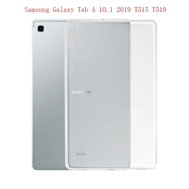 Transparent Case For Samsung Galaxy Tab A 10.1 S5E 10.5 2019 T515 T720 T725 Cases Soft TPU Cover for Samsung Tab A 8 2019 8.0 Tab A 10.1 2019 T515