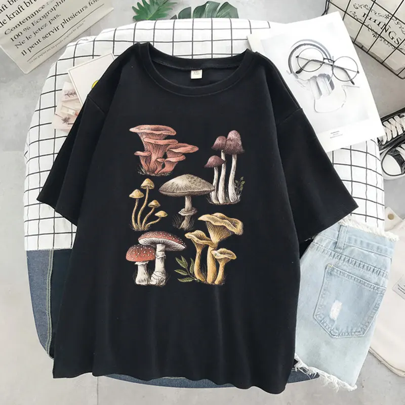 Harajuku y2k street top lady cute cartoon comic girl letter print Japanese casual fashion T-shirt trendy female