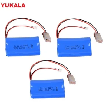 

henglong 3809 3816 3818 3819 3838 3839 3869 3879 3888 3889 3918 3938 RC tank HJ806 spare part 7.4V 1800Mah Li-ion battery 18650