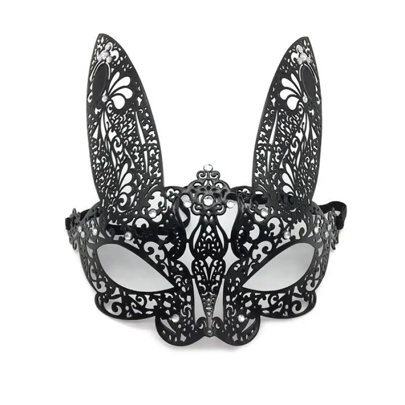 Sexy Lace Masquerade Mask for Carnival Halloween Metal Half Face Ball Party Masks Festive Party Supplies Fancy Dress Costume