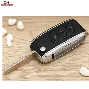 

3 Button for V-W B5 Remote key shell For Bentley Style Silver Side Modified Flip Remote Key Shell