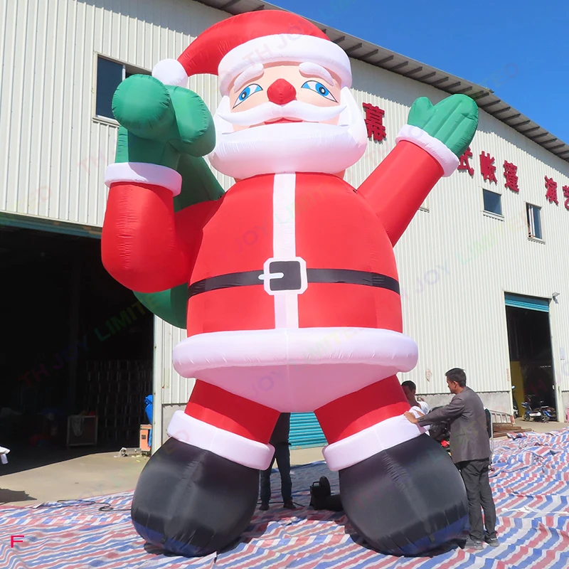 

Merry Christmas 10m 33ft tall giant Inflatable Santa Claus Father Christmas old man inflatable outdoor