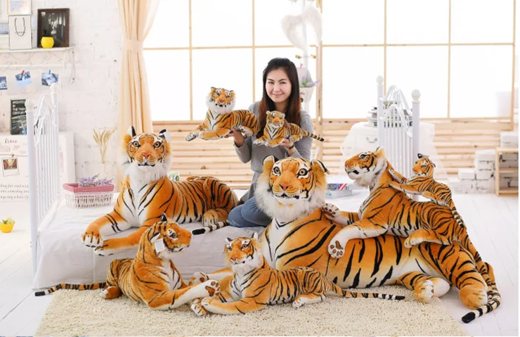 Plush Giant Tiger Stuffed Toy Kids 40cm