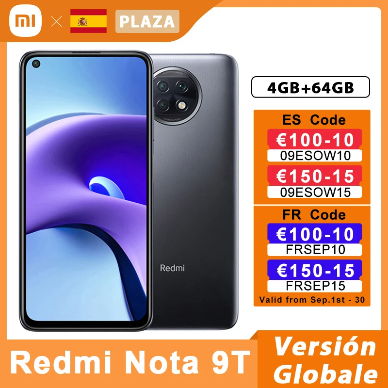 新品】Xiaomi Redmi Note 9T Nightfall Black