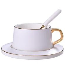 Керамическая кофейная чашка, набор костяного фарфора, европейская фарфоровая кофейная чашка, Скандинавская чашка, таза, керамическая, королевская, Классическая, костяного фарфора, HH50BD