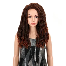 Aliexpress - Fashion Idol Braided Wig Curly Brown Wigs For Black Women Synthetic Wig Cosplay 22 Inches Dreadlock Soft Heat Resistant