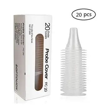 

20pcs Universele Oorthermometer Oorbeschermers Pp Non-Contact Thermometer Oorbeschermers Infrarood Digitale Meting Apparaat