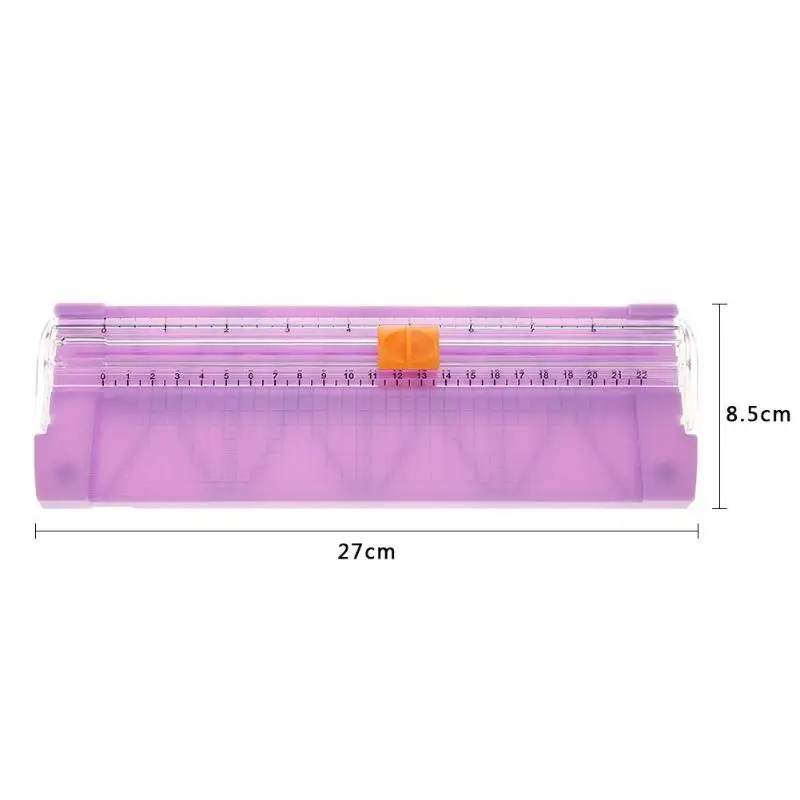 Type B 1pcs Purple A4/A5 портативный бумажный триммер машина для скрапбукинга прецизионный бумажный фото резак для резки мат машина офисный триммер для бумаги - Цвет: Type B 1pcs Purple
