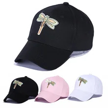 Высокое качество, шапки для папы, стрекоза, уличная Спортивная Кепка, повседневная Кепка, бейсболка, кепка в стиле хип-хоп, Кепка от солнца, Регулируемая Кепка, модная женская шапка