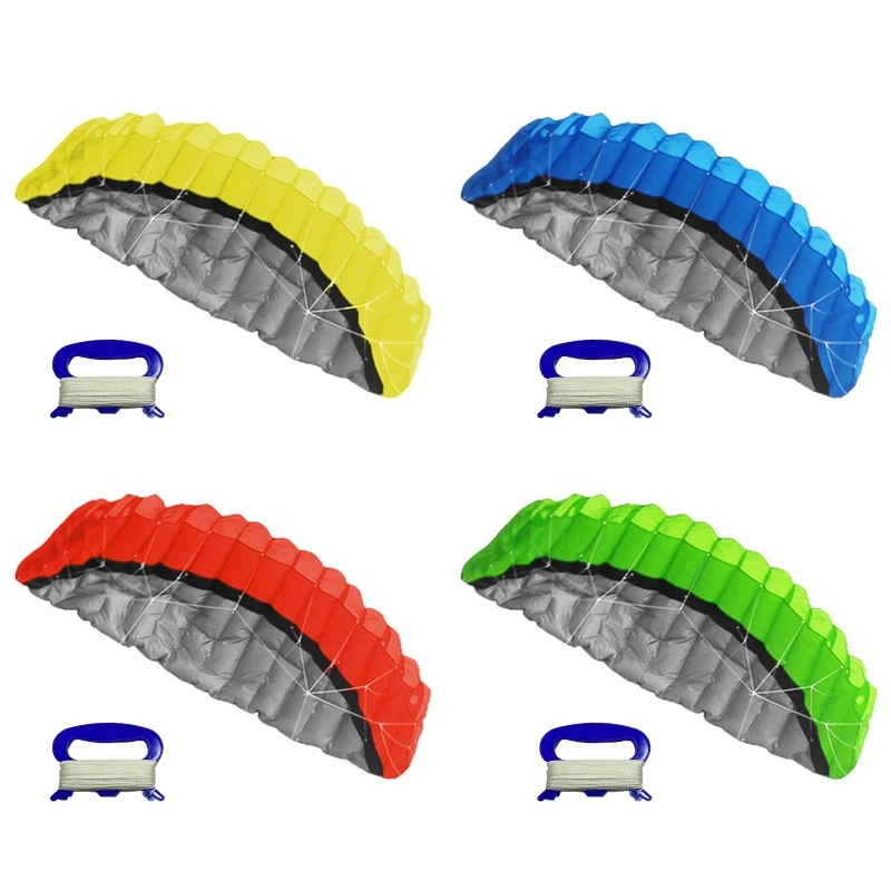 

Double Line Stunt 2.5m Parafoil Kite Soft Skeletonless Kite Parachute Fun Toy