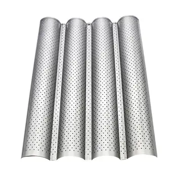 

Baguette Baking Dishes Bread Pans Baguette Mould Bread Wave Stick Baking Tray For Home Cake Shop