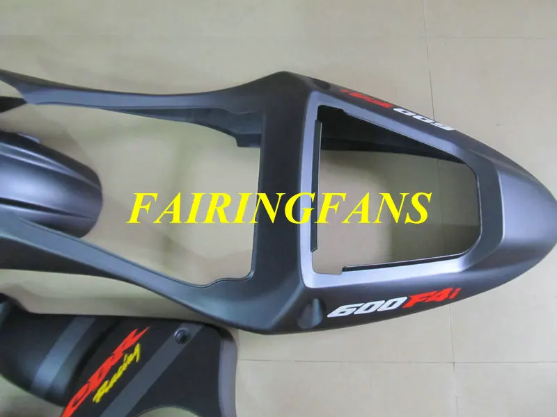 Инжекторный комплект для HONDA CBR600F4I 01 02 03 CBR600 F4i 600F4I 2001 2002 2003 серого и черного цветов, Обтекатели на кузов+ подарки HV20